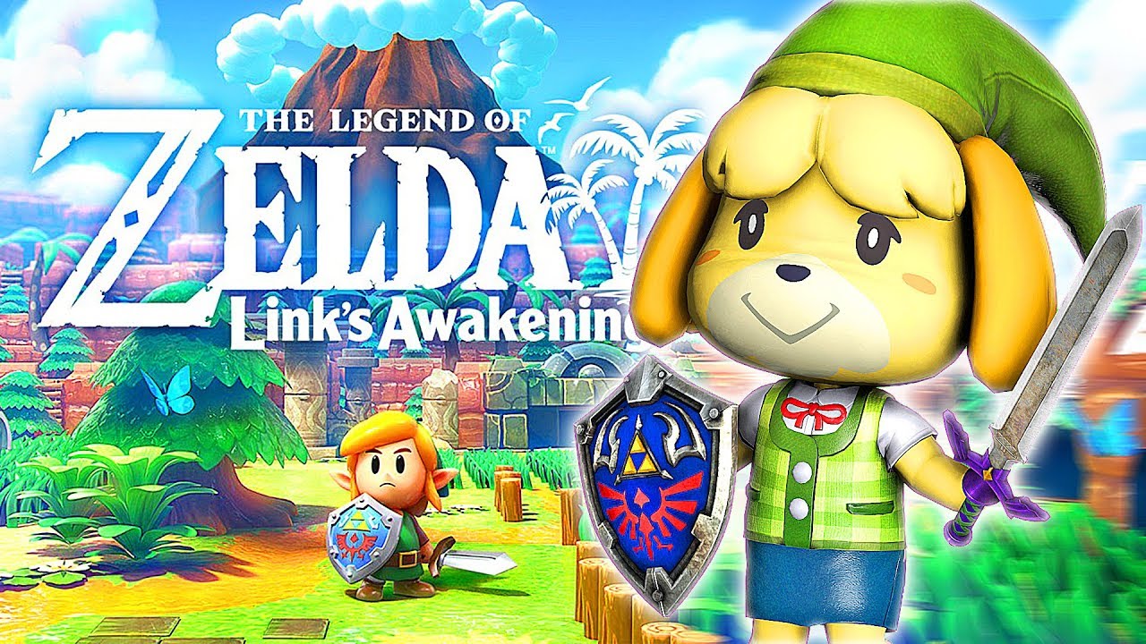 The Legend of Zelda Link's Awakening Isabelle Plays (Pineapple Trade