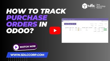 How to Track Purchase Orders in Odoo?