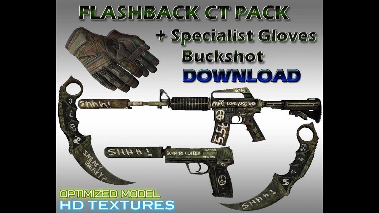 HD Flashback CT pack + Buckshot specialist gloves YouTube
