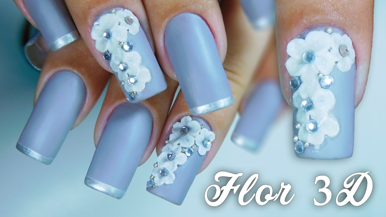 Passo a passo Flor 3D iniciantes - Fácil | Aline Makelyne