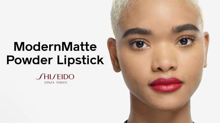 HOW TO:ModernMatte Powder Lipstick｜SHISEIDO
