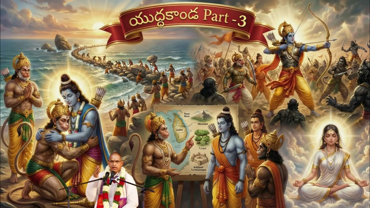 శ్రీమద్ రామాయణం – యుద్ధకాండ | భాగం 3 | బ్రహ్మశ్రీ చాగంటి కోటేశ్వరరావు ప్రవచనం