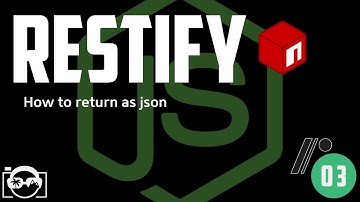 How to return json content with restify in nodejs - restify node js server side developer