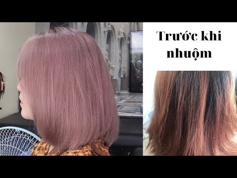 Video: Cách nhuộm tóc màu hồng đào (kèm hình ảnh)