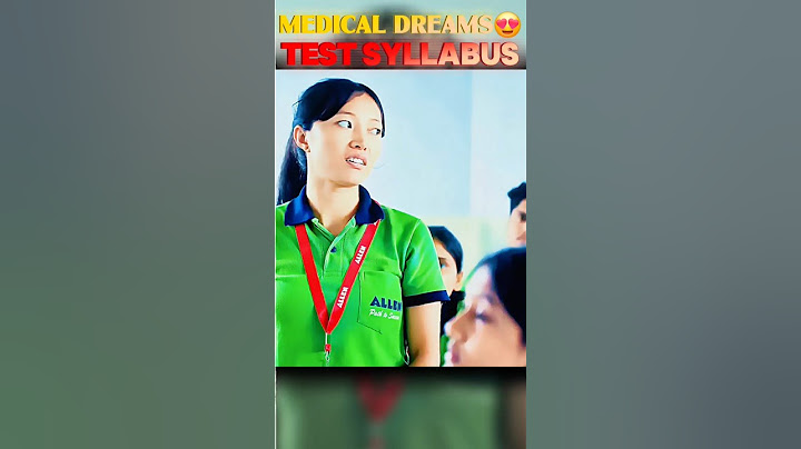 Test Syllabus;Medical Dreams #neet #motivation #shorts