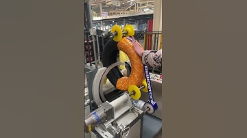 Economic Vertical Tire Bundler with Full Circumferential Logo Tape Application