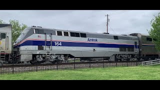 2024-03-09a[SEE HERITAGE LOCO 164]Amtrak #21 Texas Eagle Westbound