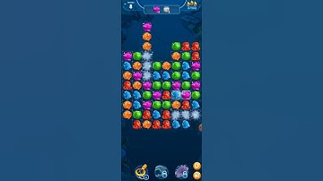 Mermaid - treasure match-3 -cute fish match 3 logic puzzle game Level 7 gameplay #walkthrough #games