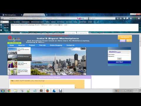 Routed Query sql Injection tutorial part 1