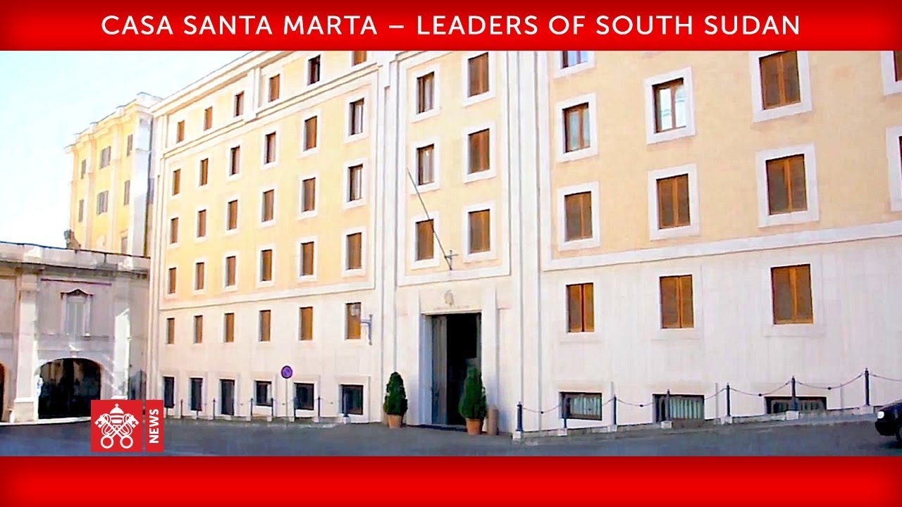 Pope Francis - Leaders of South Sudan 2019-04-11