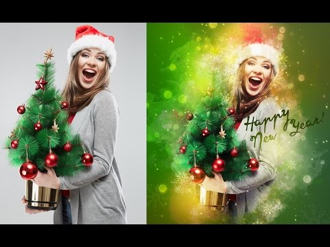 Christmas  Photoshop Effect Tutorial