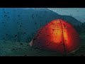 Rain On Tent Sound - BLACK SCREEN - Sleep, Study, Meditation, relaxation - 10 HOUR