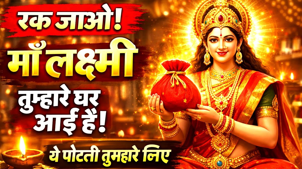 रुक जाओ! आज खुद माँ लक्ष्मी तुम्हारे घर आई हैं – यह पोटली तुम्हारे लिए है! @LekhaAI2M#viralbhakti