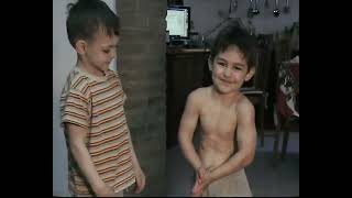 Claudio 3 Years Old , Make 90 Degree Pushups