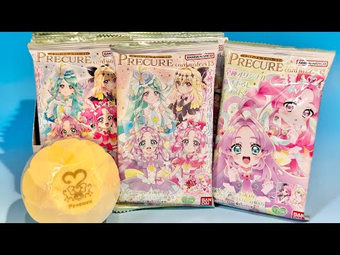 Precure Shokugan Card Wafers 13 & Gacha - YouTube