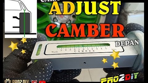Cara² camber aanpassen / Hoe de camber van een auto aan te passen / Hoe de camberhoek aan te passen