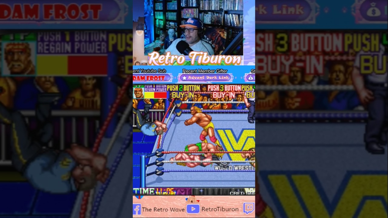 Cleaning house with the Hulkster! #hulkhogan #wwe #arcade