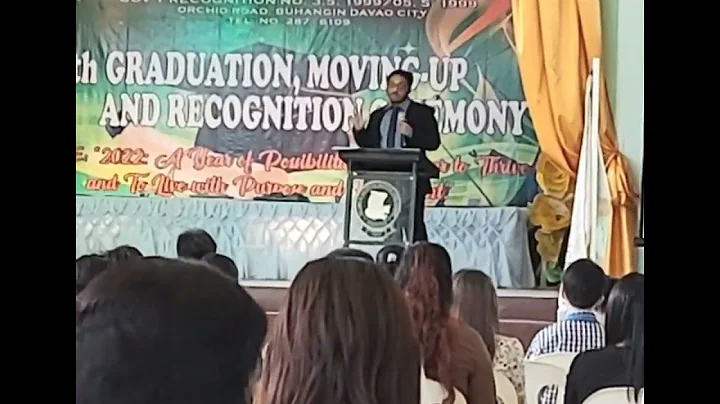 Recognition Ceremony and My son   Opening Remarks ...