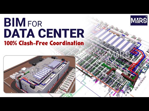 BIM for Data Center Construction Project | Tier 4 | 100% Clash-Free Coordination | Virtual Tour