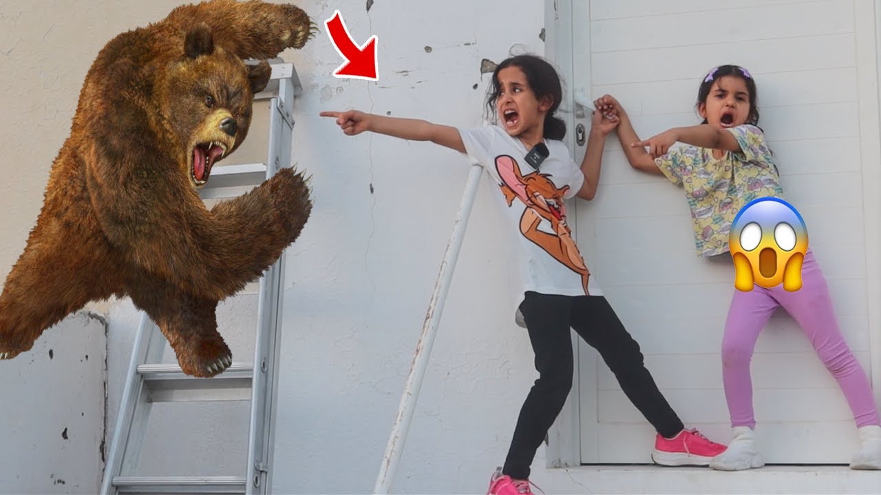 الهروب من الدب   - شوفوا شو صار!! سوالف بناتي