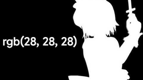 Bad Apple!! but its just the average color of each frame