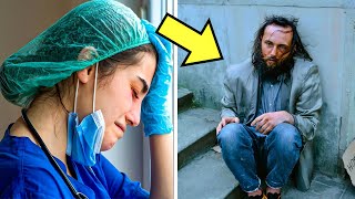 Fired Nurse Invites Homeless Man to Sit With Her in Cafe, Next Morning a  Limo Comes for Her - YouTube