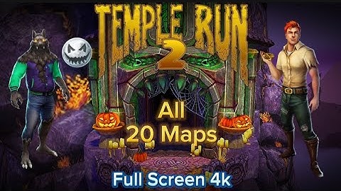 Temple Run 2 All 20 Maps Gameplay ✓ Full Screen 4k