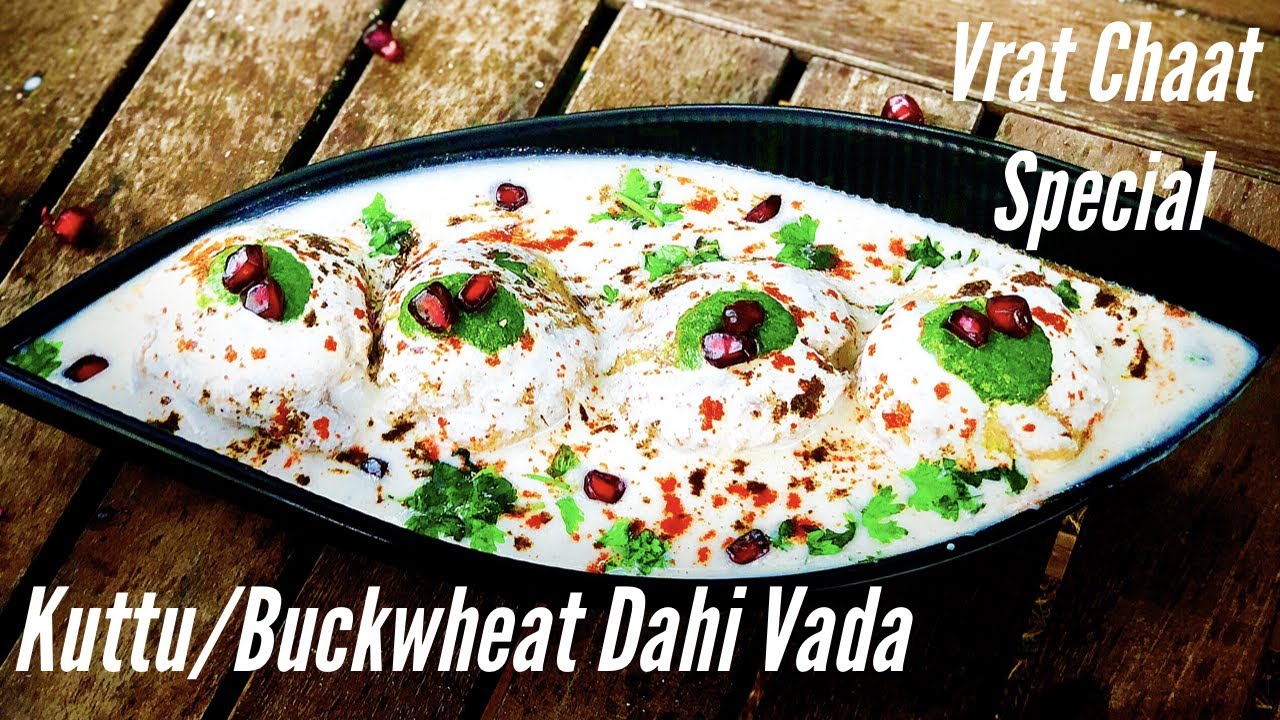 Kuttu/Buckwheat Dahi Vada | Vrat Chaat Special | Flavourful Food By Priya