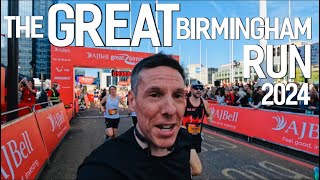 How Great was the Great Birmingham Run 2024?// Raceday Vlog // Fun in the Sun? Race 3 of 6 in 6!!