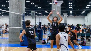 Liam playing for A4 Volley at the Winter Formal in Los Angeles December 2025