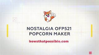 Nostalgia Old Fashioned Hot Air Popcorn Maker, OFP521 