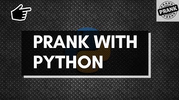 Prank Your Friends with Simple Python script || Prank program