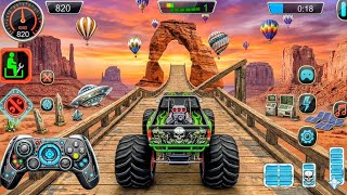 Monster Truck Stunt Racing - Extreme Mega Ramp Driver Simulator - Android Gameplay screenshot 3
