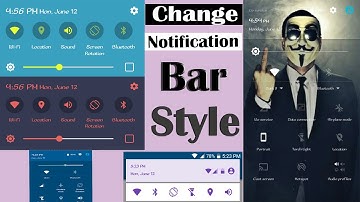 How to Change Notification Panel style on android phone without root  - Bangla