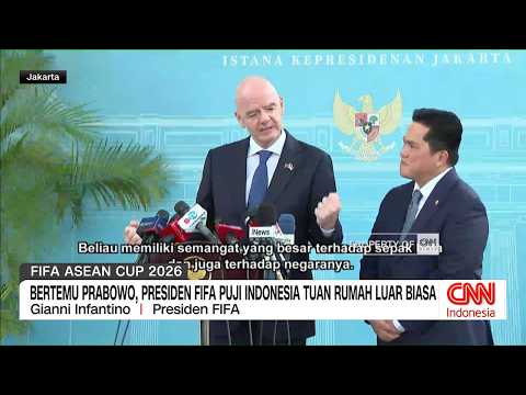 Bertemu Prabowo, Presiden FIFA Puji Indonesia Tuan Rumah Luar Biasa