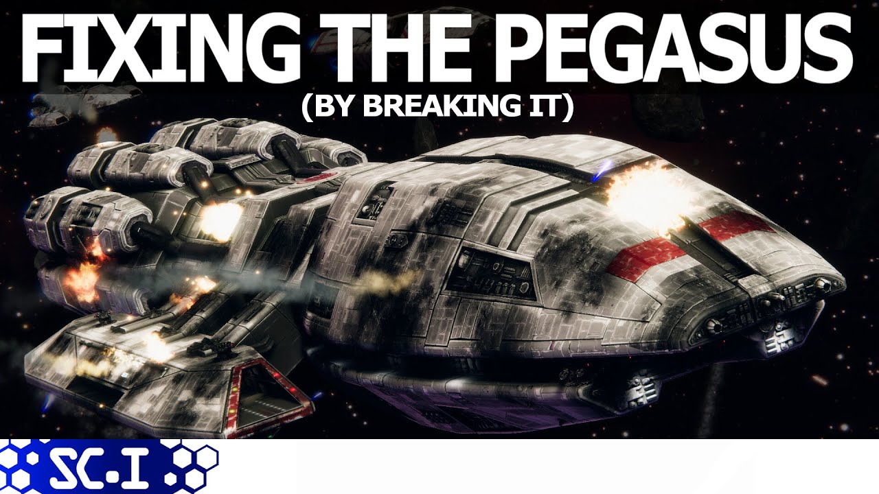 How to FIX the Battlestar Pegasus, by breaking it first