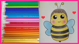 꿀벌 캐릭터 그리기, 색칠하기 screenshot 2