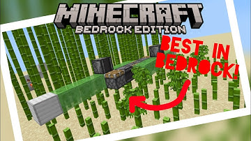 The BEST flying machine sweeper in Bedrock edition 1.21 (Tutorial)