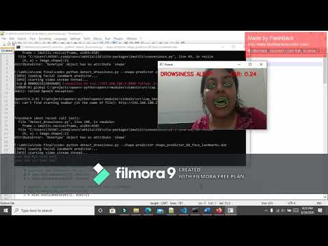 Driver drowsiness detection | Image Processing | VCE final project 2020