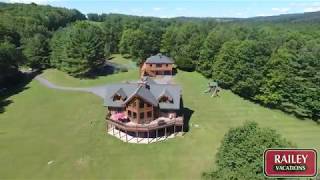 Log Mahal & Log Hut | Deep Creek Log Vacation Rental Homes