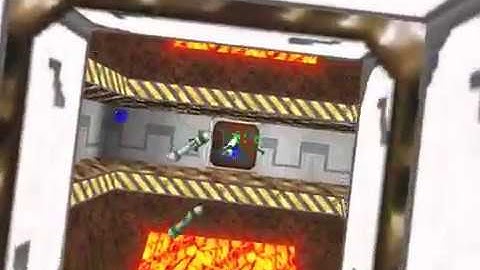 Descent 2 Plutonian Shores demo, level 3, Insane difficulty walkthrough, no death no save full rescu