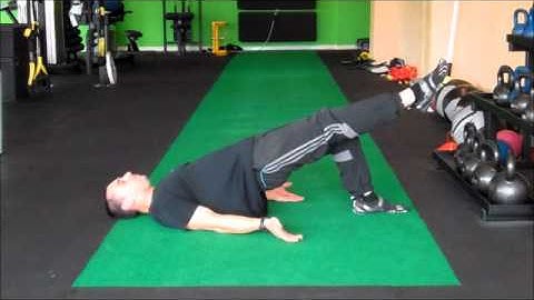 Single Leg Supine Bridge