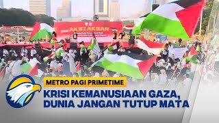 Aksi Bela Palestina di Jakarta [Metro Pagi Primetime]