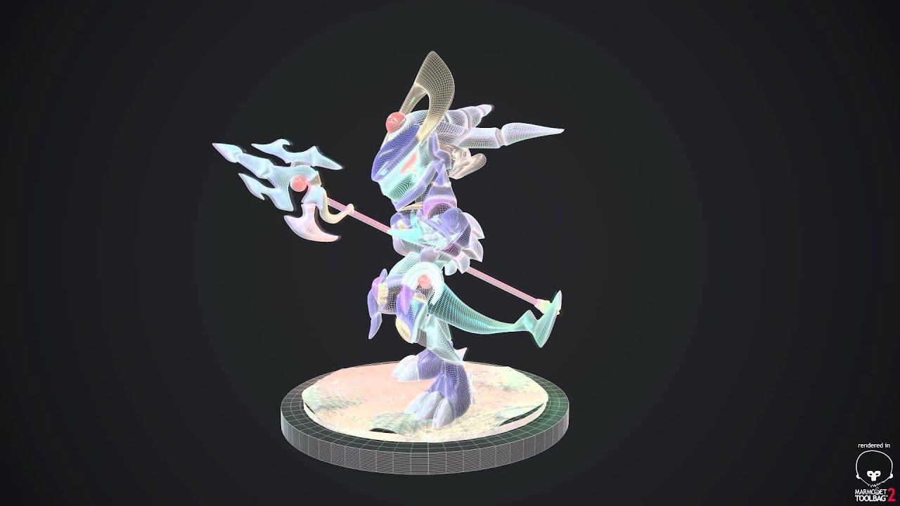 【Toolbag2】original character/GAIOS 【3dsmax】