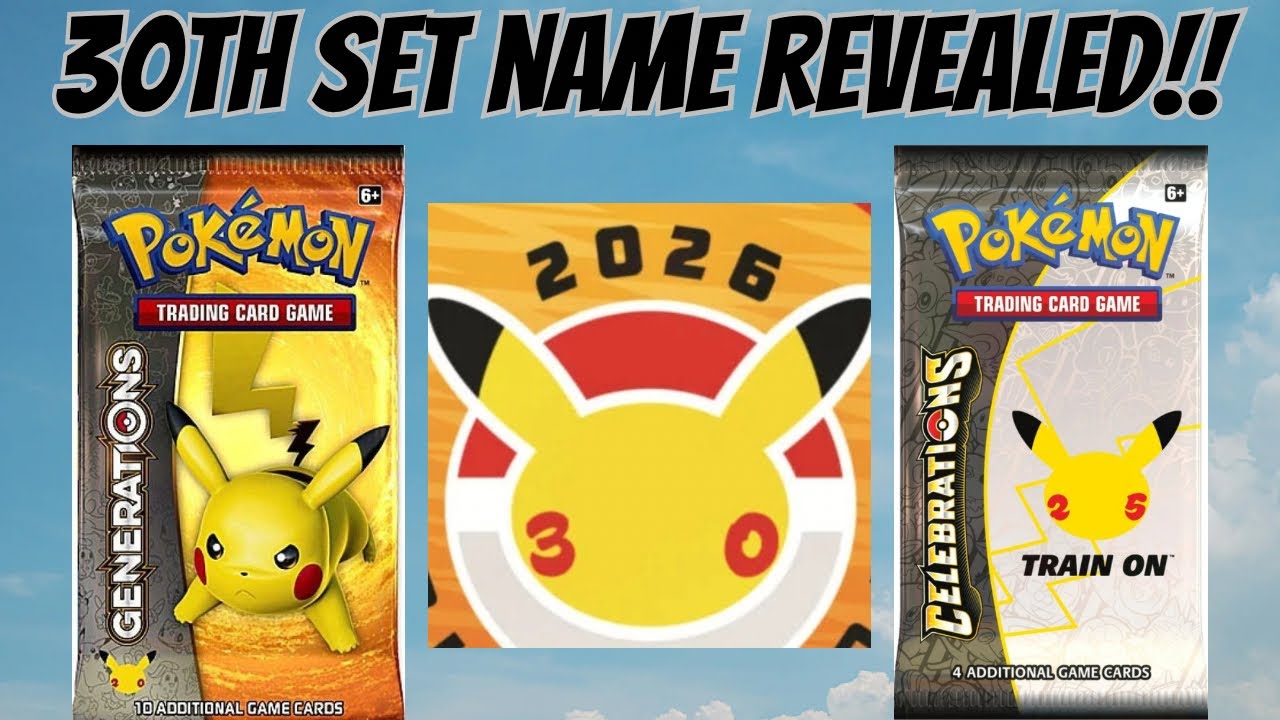 Pokmons 30th Anniversary Set Name Revealed?!?