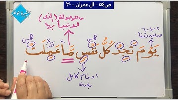 (٧) #سورة_آل_عمران من #الاية (٣٠-٣٧) كيف نقف على كلمة ( امرأت ) وما نوع المد وقفا في ( رءوف-ءال )