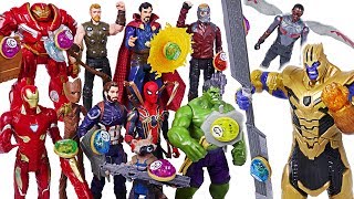 Marvel Avengers Infinity War Infinity Stone Hulk, Spider Man! Defeat Thanos, dinosaur! #DuDuPopTOY
