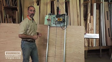 Woodworking Tools: Power Tools - Using A Vertical Panel Saw