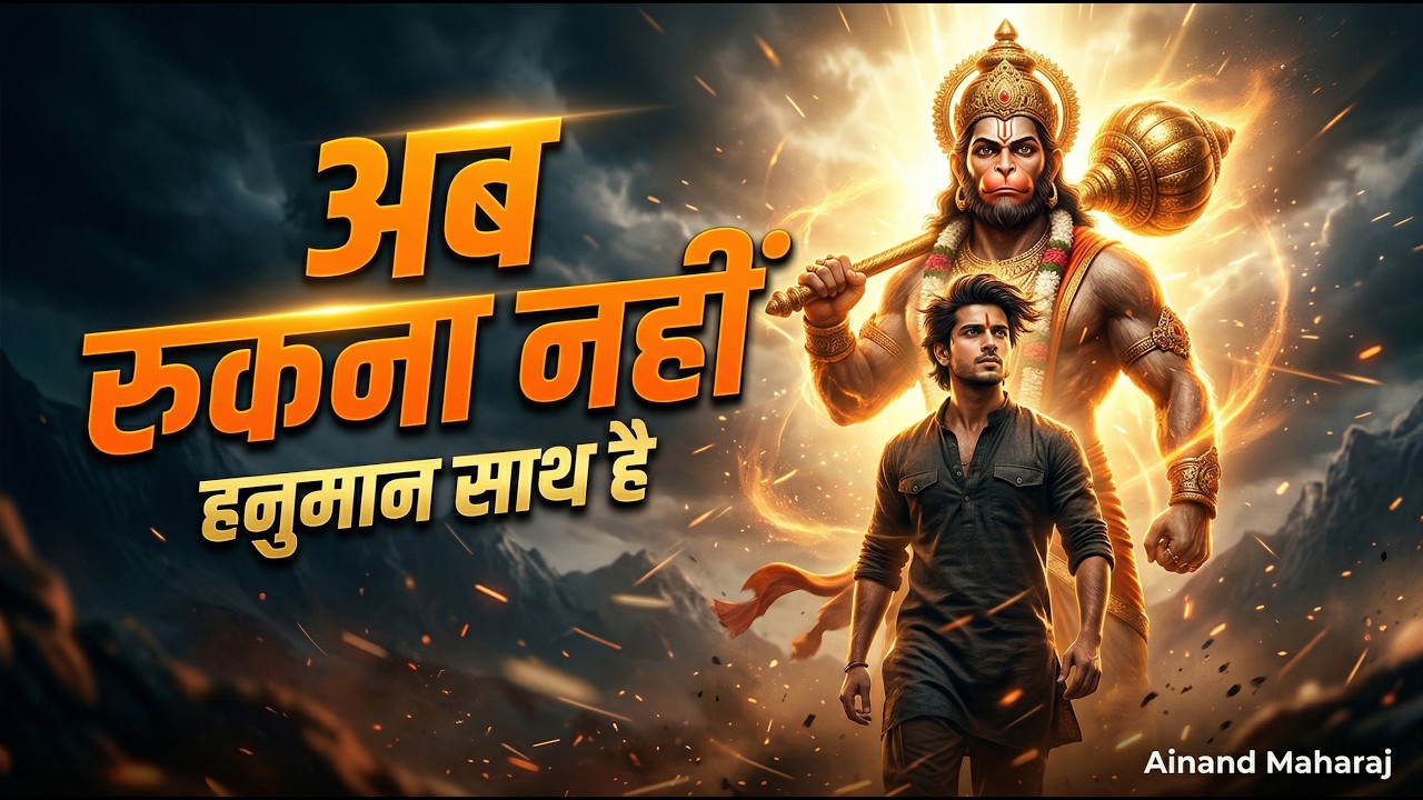 अब रुकना नहीं 🙏 | शक्तिशाली हनुमान भजन | हनुमान प्रेरणादायक गीत — हनुमान भजन