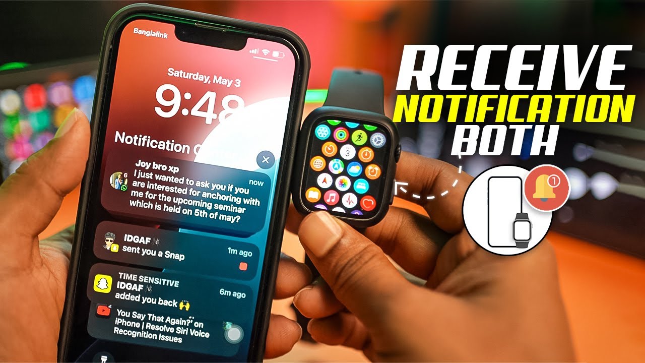 Watch Notification How to Receive Notifications Both on Apple Watch and iPhone | Apple ...